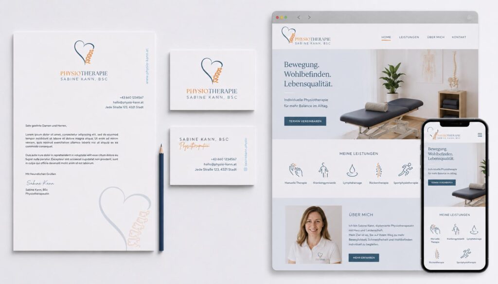 Branding für Physiotherapeutin